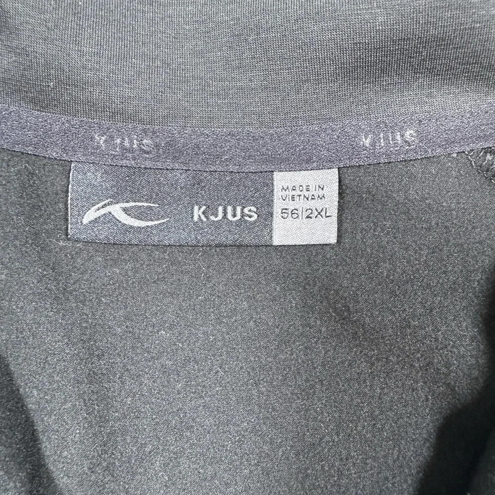 Kjus Trace Stretch Jersey Midlayer Half-Zip Mens 56 - 2XL Black - Picture 4 of 9